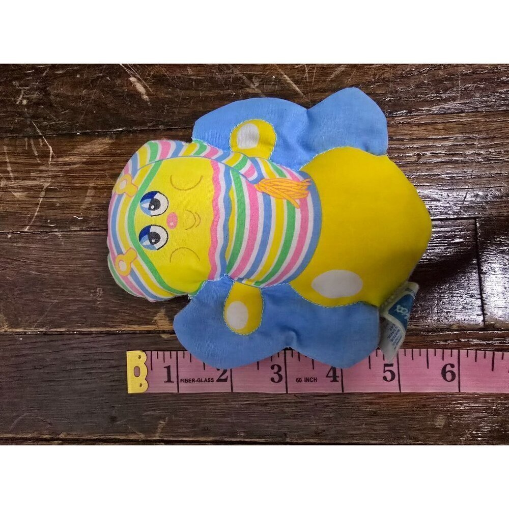 Vintage 1985 Playskool Baby GLO Friends Plush Toy Soft Squeaker - Picture 8 of 10